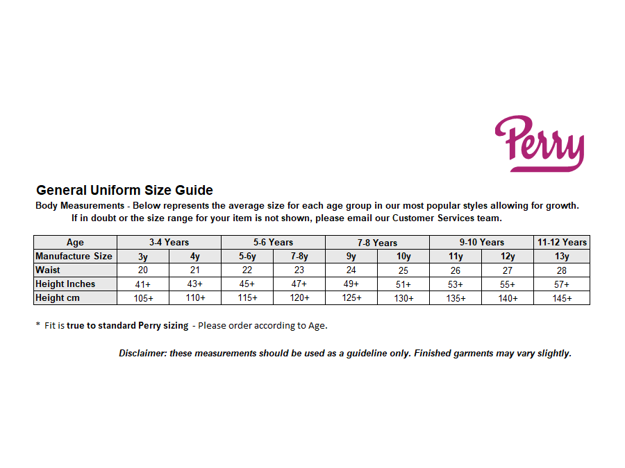 Sizing Guide